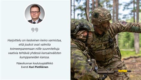 Puolustusvoimat on Twitter Koulutuspäällikkö eversti Kari Pietiläinen