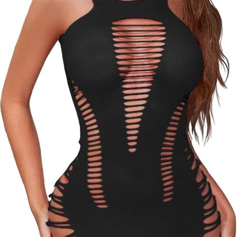 Intimates Sleepwear Sexy Lingerie For Women Naughty Fishnet