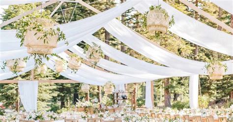 Ways To Use Draping At Your Wedding Reception Wedding Tent Draping