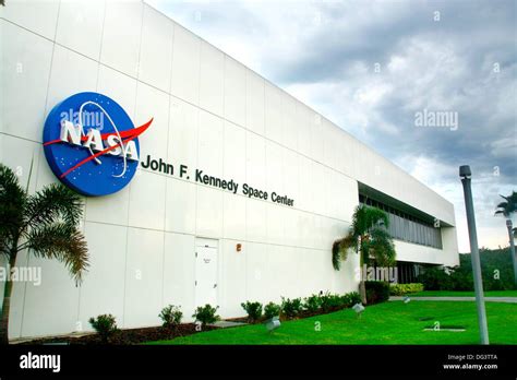 Nasa John F Kennedy Space Center Cape Canaveral Florida Usa Stock