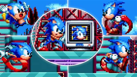 Cyan City Encore Sonic Mania Plus Modifications Gameplay Youtube