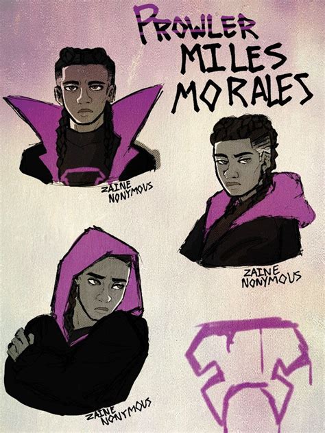 Prowler Miles Morales Across The Spiderverse Fanart In