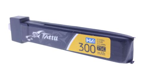 Battery Tattu 1S 300mAh 3.8V HV 75C Lipo With BT 2.0 Plug – Cube FPV