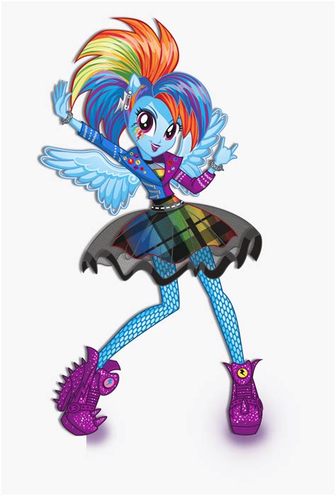 Rainbow Dash Rainbow Rocks Character Bio Art - Mlp Eg Rainbow Dash Rainbow Rocks, HD Png ...