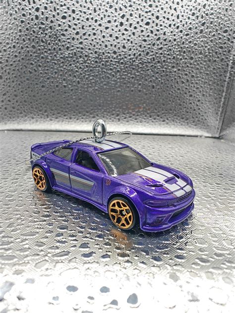 Hot Wheels 2020 Dodge Charger Hellcat PURPLE Christmas Tree Ornament Etsy