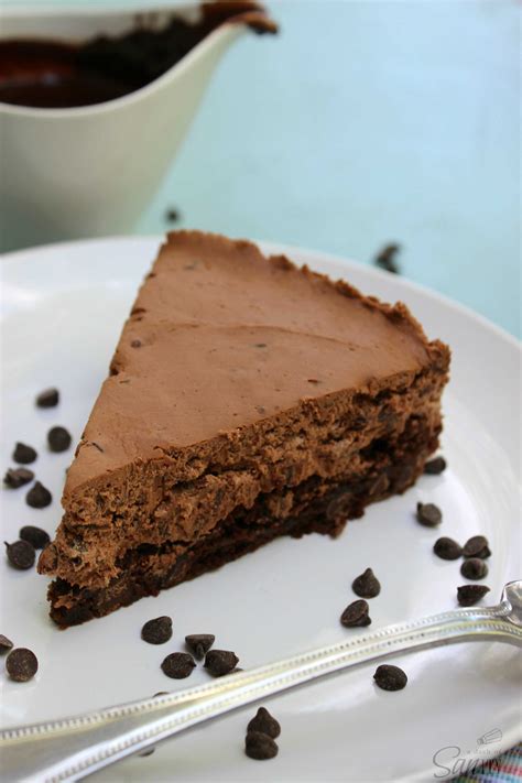 Fudge Brownie No Bake Cheesecake Recipe Desserts Cheesecake