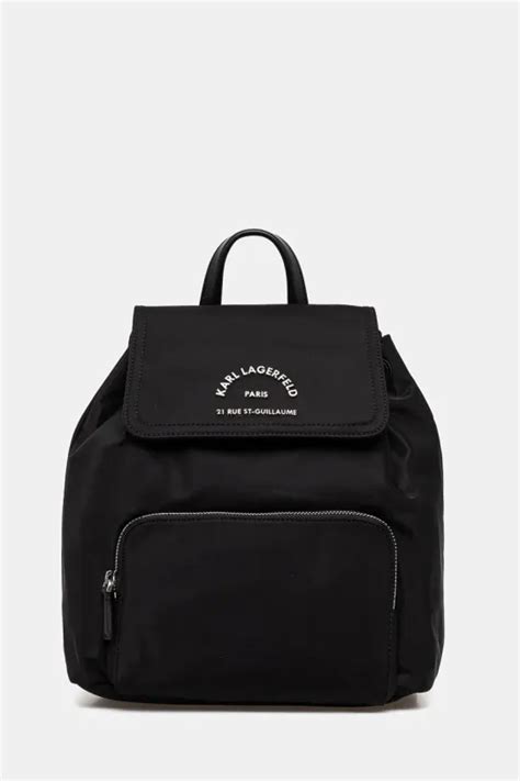 Рюкзак Karl Lagerfeld женский цвет чёрный маленький однотонный 246W3057 ...