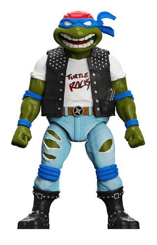 Teenage Mutant Ninja Turtles Figura Ultimates Classic Rocker Leo 18 Cm