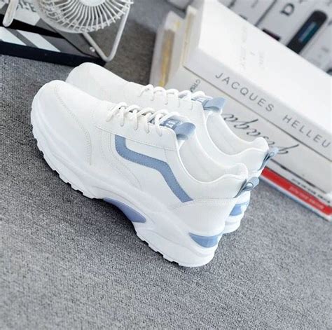 New Hot Korean Fashion White Rubber Shoes White Sneakers For Women