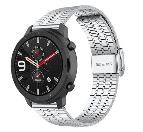 Correa Acero Inoxidable Xiaomi Amazfit Gtr Plata Correasmartwatch Es