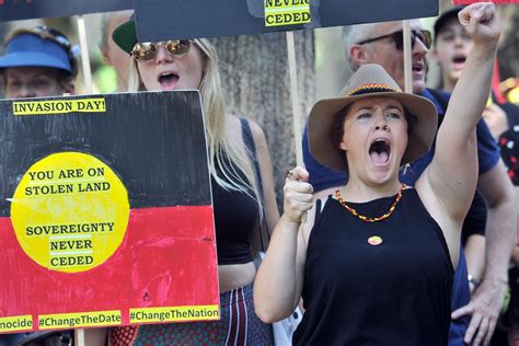 Australia Day protests: Tens of thousands march against 'celebration of ...