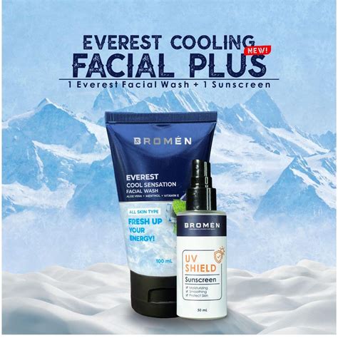 Jual SKINCARE PRIA VIRAL BROMEN Everest Cooling Facial Plus Everest