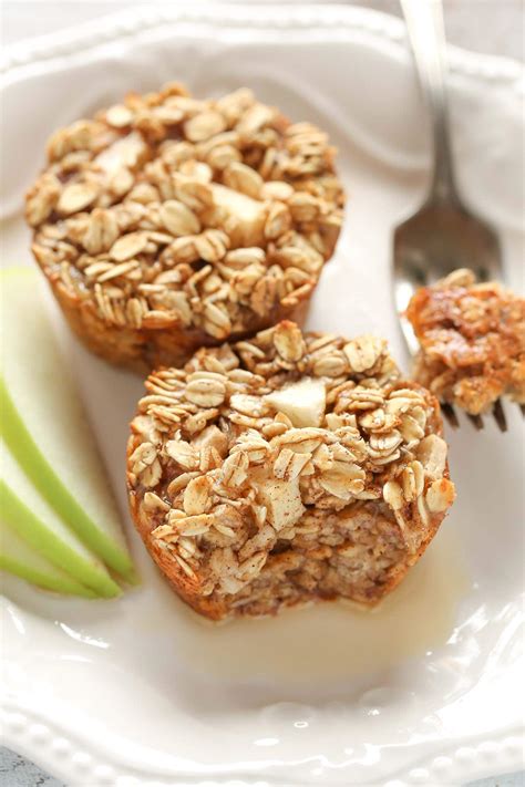 Healthy Baked Apple Oatmeal Cups Live Well Bake Often