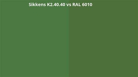 Sikkens K2 40 40 Omzetten Naar Ral 6010 Ral Kleuren