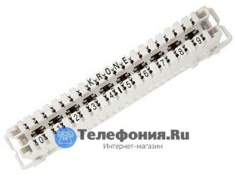 Плинт размыкаемый KRONE LSA-PROFIL 2/10 6089 1 121-06 (оригинальный ...