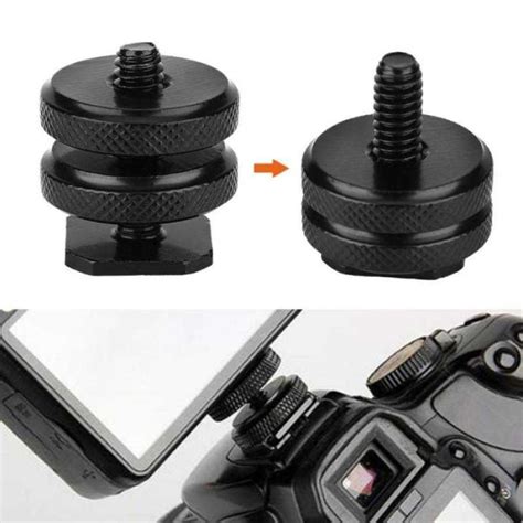 Promo Flash Hot Shoe Mount To In Tripod Screw Sekrup Skrup Kamera Layer Diskon Di