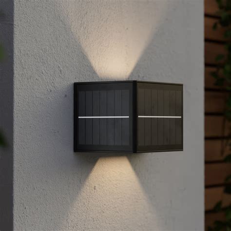 Berkhamsted Solar Wall Light Adjustable Up Down Light Solar Lights