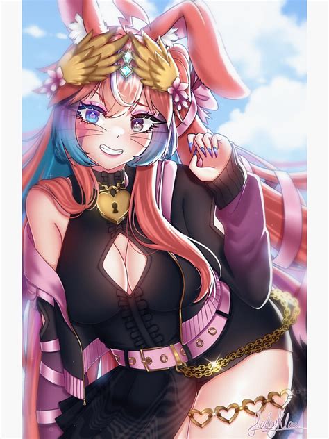 FlashyKlau VTuber Fan Art Sticker For Sale By FlashyKlau Redbubble