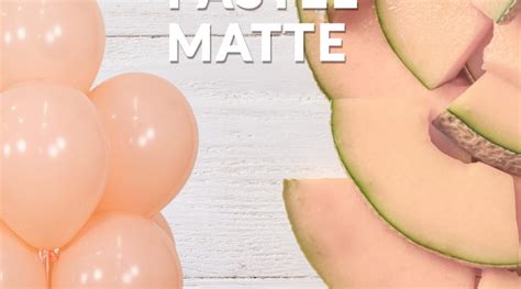 Post Pastel Matte Melon Sempertex