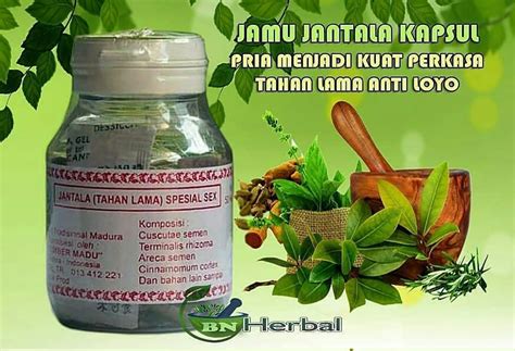 Jamu Kuat Tahan Lama Jantala Kapsul Ramuan Madura Khusus Pria Herbal