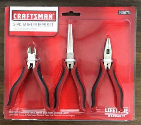 Craftsman 3 Pc Mini Plier Set Interstate Auction Company