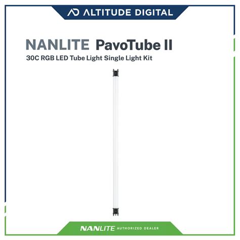 Nanlite Pavotube 30C MK2 4ft 60W RGBWW LED Tube Kit, 1-Light Kit, Blue