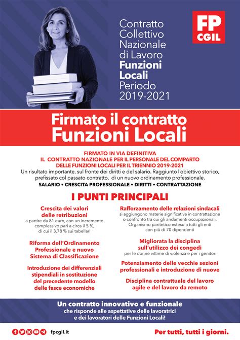 Contratto Funzioni Locali 19-21, tutti i materiali - FP Cgil funzione