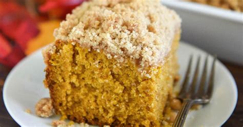 Pumpkin Sour Cream Coffee Cake The Novice Chef