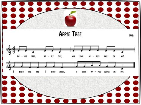 O For Tuna Orff: Apple Tree Song and Updated pdf FREE!