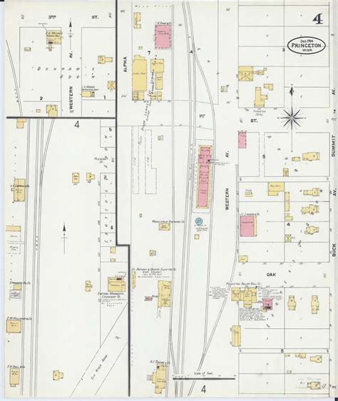 Sanborn Fire Insurance Map From Princeton Mille Lacs County Minnesota Picryl Public Domain