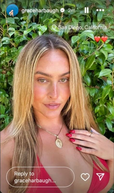 PHOTO Jim Harbaugh S Daughter Grace Burns Down Instagram With Her Tiny Red Bikini