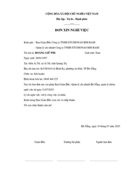 N Xin NGH VI C: C NG Hòa Xã H ICH NGH AVI T Nam CL P - T Do - H NH Phúc