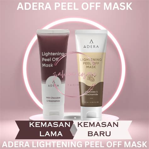 Jual Adera Lightening Peel Off Mask With Chocolate Niacinamide