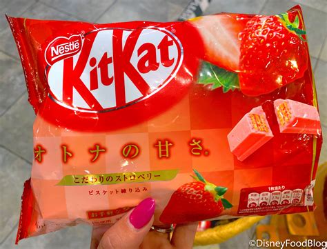 Um Yum Find Out Where You Can Get Strawberry Kit Kats In Disney World