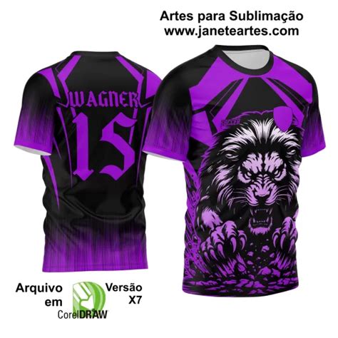 Arte Vetor Camisa Interclasse Le O Roxa Janete Artes