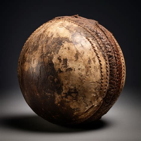 Premium AI Image | Worlds first discovered cricket ball images ...