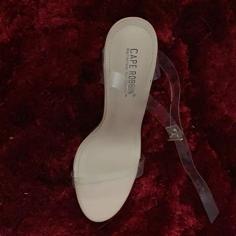 Cape Robbin Shoes Cape Robbin Maria Clear Transparent Heels Nude