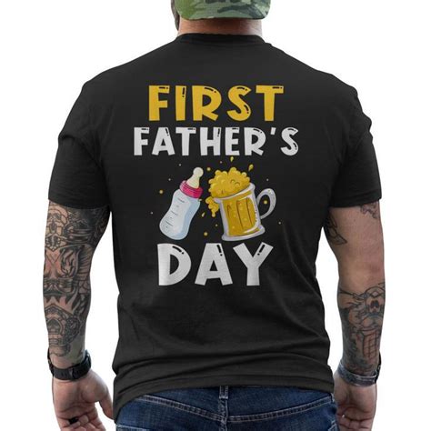 First Father S Day Beer Baby Bottle Daddy Dad Joke Men S T Shirt