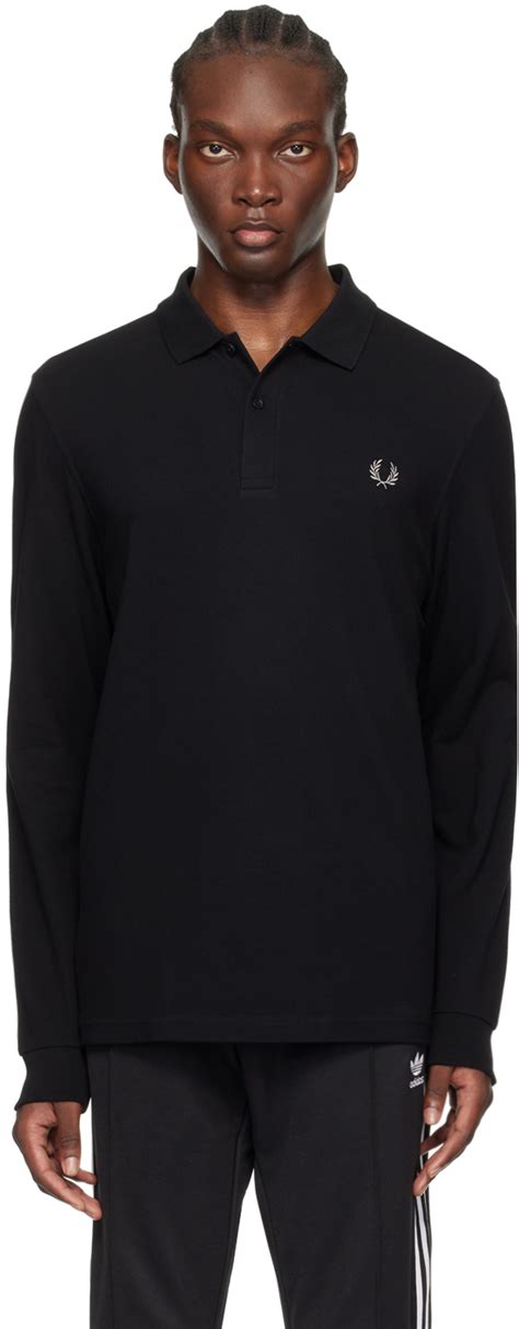 Fred Perry: Black M6006 Polo | SSENSE Canada