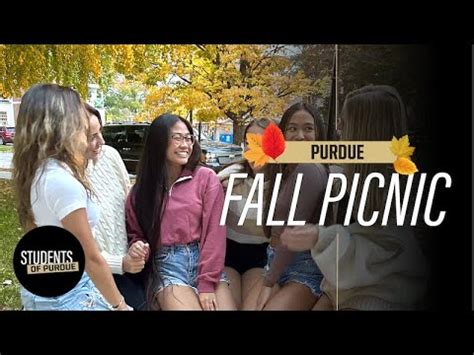 Fall Picnic Vlog Purdue University Youtube