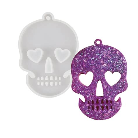 Molde De Silicon Calavera Para Llavero CHERRY ON TOP