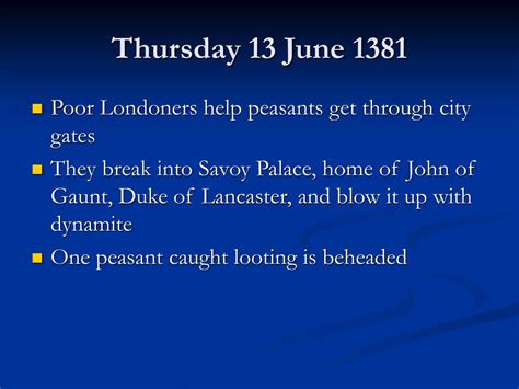 PPT - The Peasants’ Revolt , 1381 PowerPoint Presentation, free ...