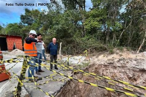 Prefeito De Ouro Preto Vistoria Obras De Drenagem No Distrito De