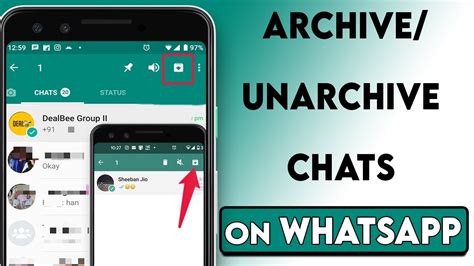 How To Archive And Unarchive Whatsapp Chats Youtube