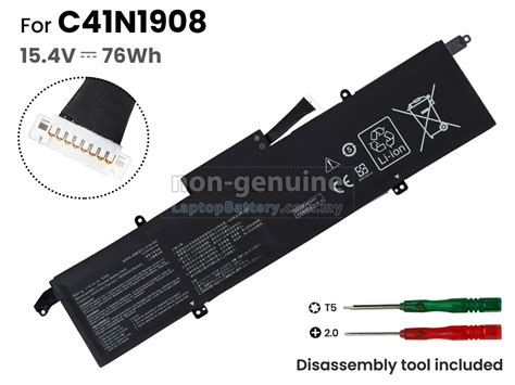 Asus Rog Zephyrus Ga401qm Batteryhigh Grade Replacement Asus Rog