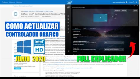 Como Actualizar Cualquier Controlador De Intel HD Graphics FULL