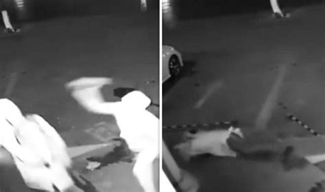 Viral Video Shows Burglar Knock Out Accomplice As He Throws Brick At