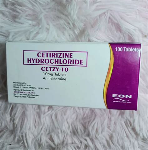 Sale For 1 Box EVERYDAY Cetzy 10mg Cetirizine 100 Tablets Lazada PH