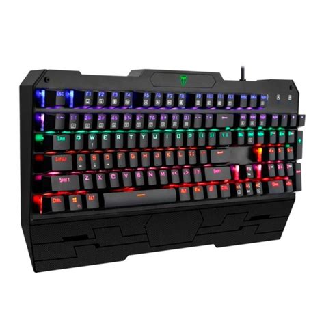 TECLADO GAMER T DAGGER FRIGATE ABNT RGB T TGK306 UNBOXING E TESTES