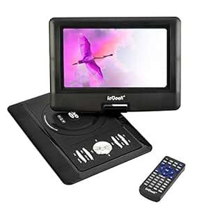 IeGeek 13 8 Portable DVD Player With Swivel Screen 6 Amazon Co Uk